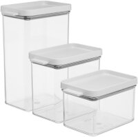 MEPAL Vorratsdosen-Set Omnia weiß 0,7/1,1/2,0 l, 1 Set