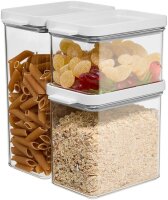 MEPAL Vorratsdosen-Set Omnia weiß 0,7/1,1/2,0 l, 1 Set