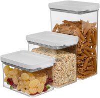 MEPAL Vorratsdosen-Set Omnia weiß 0,7/1,1/2,0 l, 1 Set