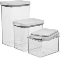 MEPAL Vorratsdosen-Set Omnia weiß 0,7/1,1/2,0 l, 1 Set