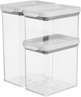 MEPAL Vorratsdosen-Set Omnia weiß 0,7/1,1/2,0 l, 1 Set