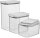 MEPAL Vorratsdosen-Set Omnia weiß 0,7/1,1/2,0 l, 1 Set