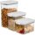 MEPAL Vorratsdosen-Set Omnia weiß 0,7/1,1/2,0 l, 1 Set