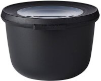 MEPAL Frischhaltedose Cirqula 8,5 cm hoch schwarz 0,5 l,...