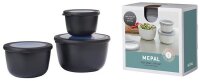 MEPAL Frischhaltedosen-Set Cirqula schwarz 0,5/1,0/2,0 l,...
