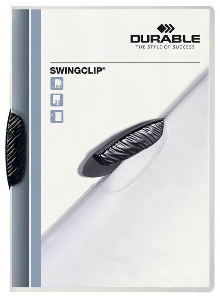 DURABLE Klemmhefter SWINGCLIP schwarz, 25 St.