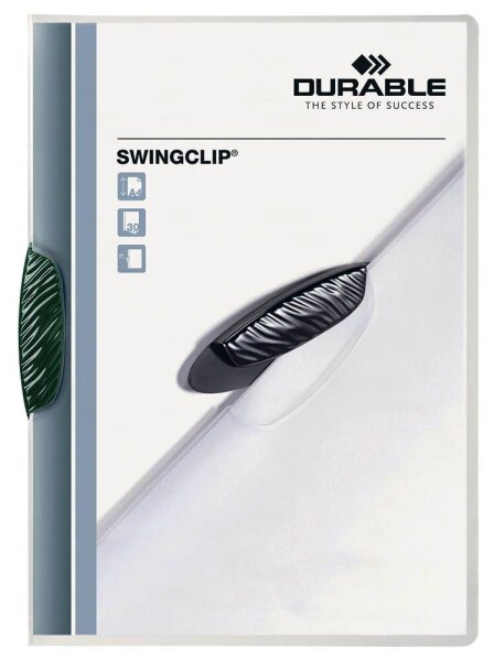 DURABLE Klemmhefter SWINGCLIP grün, 25 St.