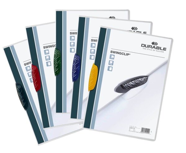 DURABLE Klemmhefter SWINGCLIP transparent, 25 St.