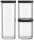 MEPAL Vorratsdosen-Set Modula schwarz 1,0/1,5/2,0 l, 1 Set