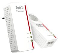 FRITZ! Powerline 1260 WLAN Powerline-Adapter-Set, 1 Set
