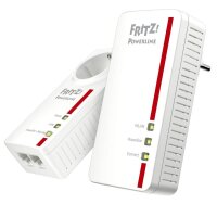 FRITZ! Powerline 1260 WLAN Powerline-Adapter-Set, 1 Set