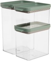 MEPAL Vorratsdosen-Set Omnia grün 0,7/1,1/2,0 l, 1 Set