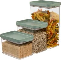 MEPAL Vorratsdosen-Set Omnia grün 0,7/1,1/2,0 l, 1 Set