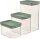 MEPAL Vorratsdosen-Set Omnia grün 0,7/1,1/2,0 l, 1 Set