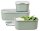 MEPAL Frischhaltedosen-Set EasyClip grün 2x 0,7 l und 1x 1,5 l, 1 Set