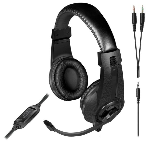 speedlink LEGATOS Gaming-Headset schwarz