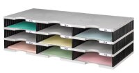 styro Sortierstation Styrodoc grau/schwarz mit 9...