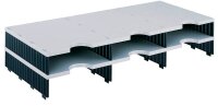 styro Sortierstation Styrodoc grau/schwarz mit 6...