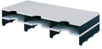 styro Sortierstation Styrodoc grau/schwarz mit 6...