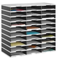 styro Sortierstation Styrodoc grau/schwarz mit 30...