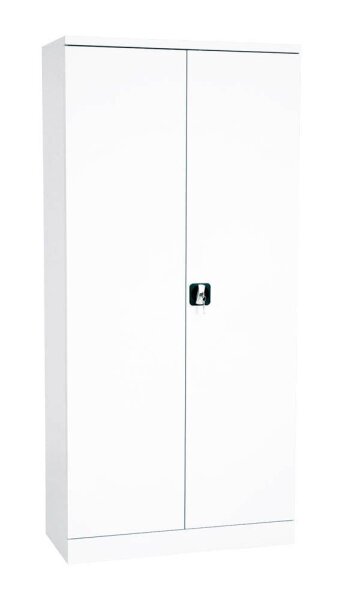 Gürkan Stahlschrank 109705 weiß 4 Fachböden 92,0 x 42,0 x 195,0 cm, aufgebaut, 1 St.