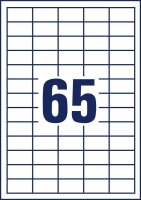 AVERY Zweckform Etiketten weiß 38,0 x 21,2 mm, 65 Blatt