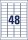 AVERY Zweckform Etiketten weiß 45,7 x 21,2 mm, 65 Blatt