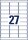 AVERY Zweckform Etiketten weiß 63,5 x 29,6 mm, 65 Blatt