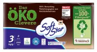 Soft Star Toilettenpapier Das ÖKO Clevere 3-lagig...