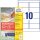 AVERY Zweckform Etiketten weiß 96,0 x 50,8 mm, 65 Blatt