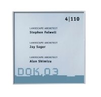 SignSystems® Türschild New Age Metall silber...
