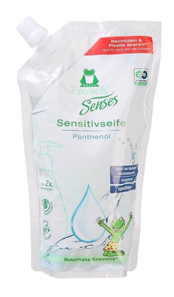 Frosch® Senses Panthenol Flüssigseife Nachfüllpackung 500 ml, 1 St.