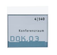 SignSystems® Türschild New Age Metall silber...