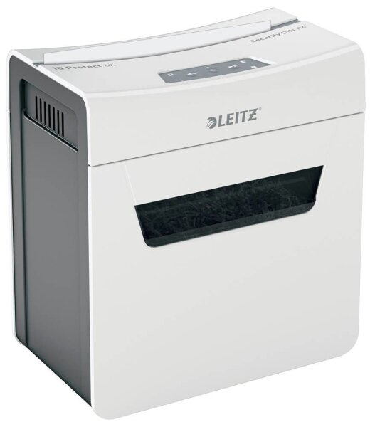 LEITZ IQ 6X Protect Premium Aktenvernichter mit Partikelschnitt P-4, 4 x 40 mm,   ( 80900000 )