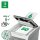 LEITZ IQ Autofeed Small Office 50 Aktenvernichter mit Partikelschnitt P-4, 4 x 28 mm, bis 50 Blatt, weiß