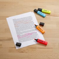 STANGER Textmarker farbsortiert, 6 St.