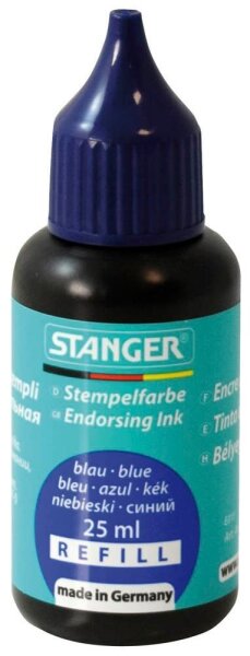 STANGER Stempelfarbe blau 25,0 ml