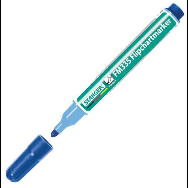 STANGER FM335 Flipchart-Marker blau 1,0 - 3,0 mm, 1 St.