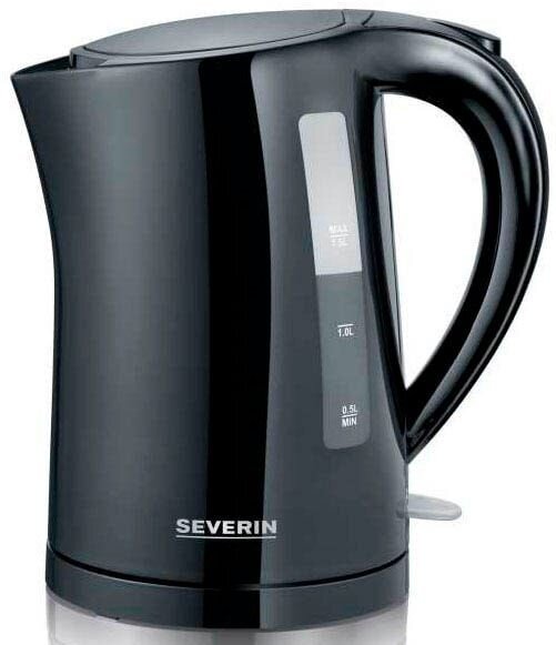 SEVERIN Wasserkocher WK 3498 schwarz 1,5 l 2.200 W