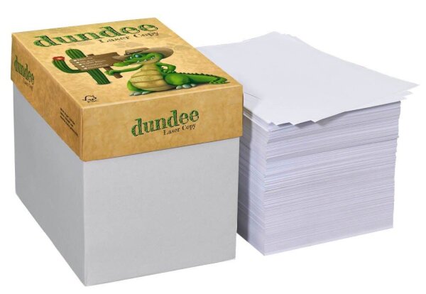 dundee Kopierpapier Laser Copy DIN A4 80 g/qm 2.500 Blatt Maxi-Box