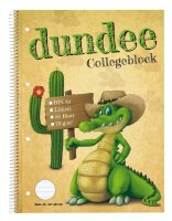 dundee Collegeblöcke liniert DIN A4 Innenrand, 5...