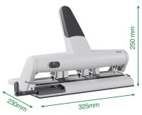 LEITZ Doppellocher Akto 5114 grau, 1 St.