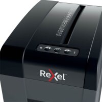 Rexel Secure X10-SL Aktenvernichter mit Partikelschnitt P-4, 4 x 40 mm, bis 10 Blatt, schwarz
