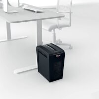 Rexel Secure X10-SL Aktenvernichter mit Partikelschnitt P-4, 4 x 40 mm, bis 10 Blatt, schwarz