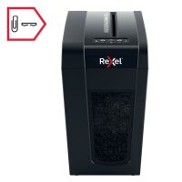 Rexel Secure X10-SL Aktenvernichter mit Partikelschnitt P-4, 4 x 40 mm, bis 10 Blatt, schwarz