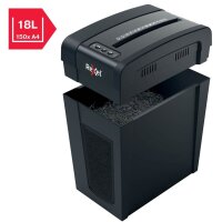 Rexel Secure X10-SL Aktenvernichter mit Partikelschnitt P-4, 4 x 40 mm, bis 10 Blatt, schwarz
