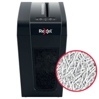 Rexel Secure X10-SL Aktenvernichter mit Partikelschnitt P-4, 4 x 40 mm, bis 10 Blatt, schwarz