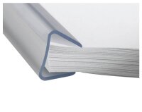 DURABLE Klemmschienen transparent DIN A4 100 Blatt, 25 St.