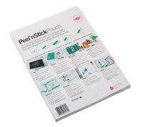 GBC Laminierfolien Peel´nStick glänzend für A4 125 micron selbstklebender Rücken, 100 St.