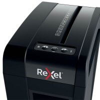 Rexel Secure X8-SL Aktenvernichter mit Partikelschnitt P-4, 4 x 40 mm, bis 8 Blatt, schwarz
